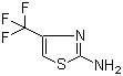 CAS # 349-49-5, 2-Amino-4-trifluoromethyl-1,3-thiazole