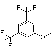 CAS # 349-60-0, 3,5-Bis(trifluoromethyl)anisole, 1-Methoxy-3,5-bis(trifluoromethyl)benzene