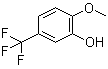 structure of CAS# 349-67-7, 2-甲氧基-5-三氟甲基苯酚