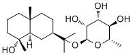 CAS # 349112-30-7, Cryptomeridiol 11-rhamnoside, 1-[(2R,4aR,8R,8aR)-Decahydro-8-hydroxy-4a,8-dimethyl-2-naphthalenyl]-1-methylethyl 6-deoxy-alpha-L-mannopyranoside