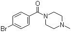 structure of CAS# 349395-87-5, 1-(4-Bromobenzoyl)-4-methylpiperazine