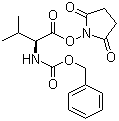structure of CAS# 3496-11-5, N-Carbobenzoxy-L-valine succinimidyl ester