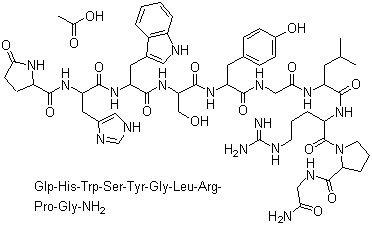 structure of CAS# 34973-08-5, 醋酸戈那瑞林