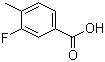 structure of CAS# 350-28-7, 3-Fluoro-4-methylbenzoic acid