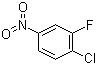 structure of CAS# 350-31-2, 4-Chloro-3-fluoronitrobenzene