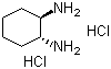 CAS # 35018-63-4, (1R,2R)-1,2-Cyclohexanediamine hydrochloride, (1R,2R)-1,2-Diammoniocyclohexane dichloride, (1R,2R)-Diaminocyclohexane dihydrochloride, (R,R)-1,2-Cyclohexanediamine dihydrochloride, (R,R)-1,2-Diaminocyclohexane dihydrochloride, trans-(-)-1,2-Cyclohexanediamine dihydrochloride