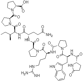 Bradykinin-potentiating peptide 9a molecular structure (CAS 35115-60-7)