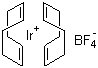 structure of CAS# 35138-23-9, 双(1,5-环辛二烯)四氟硼酸铱(I)