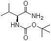 CAS # 35150-08-4, Boc-L-Valine amide, Boc-L-Val-NH2, N-tert-Butoxycarbonyl-L-valine amide