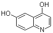 structure of CAS# 3517-61-1, 4,6-二羟基喹啉
