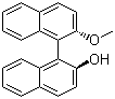 structure of CAS# 35193-69-2, (S)-2'-Methoxy-[1,1']binaphthalenyl-2-ol