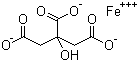 structure of CAS# 3522-50-7, 柠檬酸铁