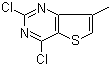 structure of CAS# 35265-83-9, 2,4-二氯-7-甲基噻吩并[3,2-d]嘧啶