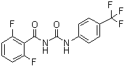 CAS # 35367-31-8, Penfluron, N-(2,6-Difluorobenzoyl)-N'-(4-trifluoromethylphenyl)urea, PH 60-44, Penfluron, Super diflubenzuron, TH 6044, AI 3-63223