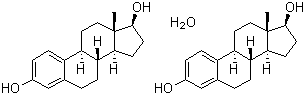 structure of CAS# 35380-71-3, beta-Estradiol hemihydrate