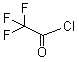 CAS # 354-32-5, 2,2,2-Trifluoroacetyl chloride, Perfluoroacetyl chloride