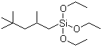 structure of CAS# 35435-21-3, 三乙氧基-(2,4,4-三甲基戊基)硅烷