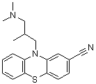 structure of CAS# 3546-03-0, Cyamemazine