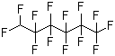structure of CAS# 355-37-3, 1H-Perfluorohexane