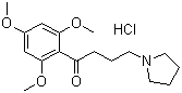 CAS # 35543-24-9, Buflomedil hydrochloride, 1-[3-(2,4,6-Trimethoxybenzoyl)propyl]pyrrolidinium chloride