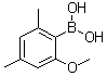 structure of CAS# 355836-08-7, 2-Methoxy-4,6-dimethylbenzeneboronic acid