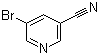 structure of CAS# 35590-37-5, 5-溴烟腈