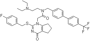 structure of CAS# 356057-34-6, Darapladib