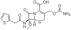 structure of CAS# 35607-66-0, 头孢西丁