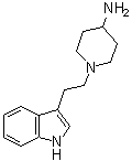 CAS # 35633-77-3, 4-Amino-1-(2-indol-3-ylethyl)piperidine