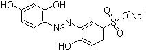 CAS # 3564-26-9, Mordant Red 5, Acid mordant Red 5, Anthracene Chrome Red A, Sodium 3-[(2,4-dihydroxyphenyl)azo]-4-hydroxybenzenesulfonate