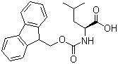structure of CAS# 35661-60-0, Fmoc-L-亮氨酸