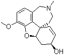 CAS # 357-70-0, Galanthamine, (4aS,6R,8aS)-4a,5,9,10,11,12-Hexahydro-3-methoxy-11-methyl-6H-benzofuro[3a,3,2-ef][2]benzazepin-6-ol