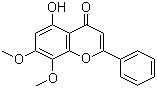 5-Hydroxy-7,8-dimethoxyflavone molecular structure (CAS 3570-62-5)