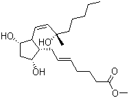 structure of CAS# 35700-21-1, 15(S)-15-甲基前列腺素