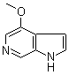 structure of CAS# 357263-40-2, 4-甲氧基-1H-吡咯并[2,3-c]吡啶