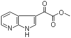 structure of CAS# 357263-49-1, 7-氮杂吲哚-3-乙醛酸甲酯