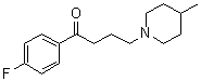 CAS # 3575-80-2, Melperone, 4'-Fluoro-4-(4-methylpiperidino)butyrophenone, Buronil, Buronon, FG 5111, Flubuperone, Melperone, Methylperone, gamma-(4-Methylpiperidino)-p-fluorobutyrophenone
