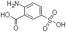 structure of CAS# 3577-63-7, 5-Sulfoanthranilic acid