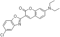 CAS # 35773-43-4 (94945-27-4), Disperse Yellow 232, 3-(5-Chloro-2-benzoxazolyl)-7-(diethylamino)-2H-1-benzopyran-2-one, C.I. 55165, Solvent Yellow 160:1, Yellow 10G