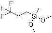 3,3,3-Trifluoropropylmethyldimethoxysilane molecular structure (CAS 358-67-8)