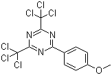 CAS # 3584-23-4, 2-(4-Methoxyphenyl)-4,6-bis(trichloromethyl)-1,3,5-triazine