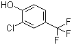 structure of CAS# 35852-58-5, 3-Chloro-4-hydroxybenzotrifluoride