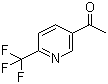 structure of CAS# 358780-14-0, 1-[6-(三氟甲基)吡啶-3-基]乙酮