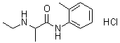 CAS # 35891-75-9, 2-(Ethylamino)-N-(2-methylphenyl)propanamide monohydrochloride