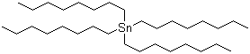 structure of CAS# 3590-84-9, Tetraoctyltin