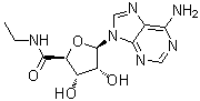 structure of CAS# 35920-39-9, 5'-N-Ethylcarboxamidoadenosine
