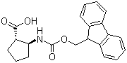 structure of CAS# 359586-64-4, N-芴甲氧羰基-(1S,2S)-2-氨基环戊烷羧酸