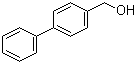 4-Biphenylmethanol molecular structure (CAS 3597-91-9)