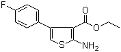 CAS # 35978-33-7, Ethyl 2-amino-4-(4-fluorophenyl)thiophene-3-carboxylate, 2-Amino-4-(4-fluorophenyl)-3-thiophenecarboxylic acid ethyl ester