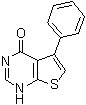 structure of CAS# 35978-39-3, 5-苯基噻吩并[2,3-d]嘧啶-4(1H)-酮